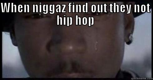 WHEN NIGGAZ FIND OUT THEY NOT HIP HOP  Misc