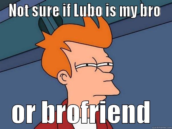 NOT SURE IF LUBO IS MY BRO OR BROFRIEND  Futurama Fry