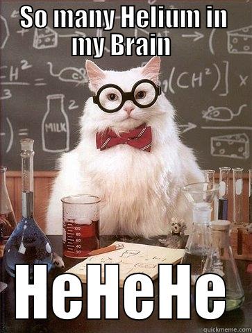 SO MANY HELIUM IN MY BRAIN  HEHEHE Chemistry Cat