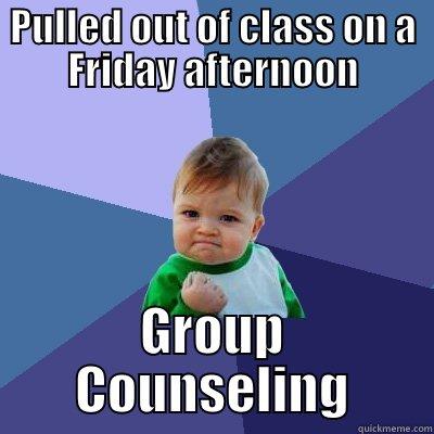 Why am I being sent to the principal's office? - PULLED OUT OF CLASS ON A FRIDAY AFTERNOON GROUP COUNSELING Success Kid