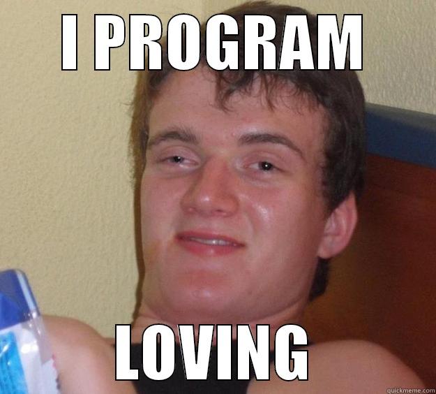 I PROGRAM LOVING 10 Guy