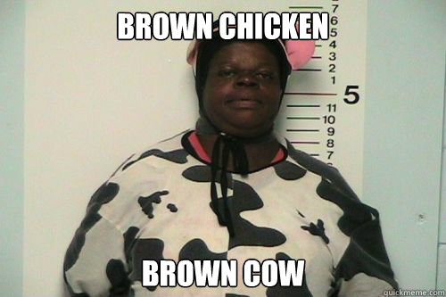 brown chicken brown cow  