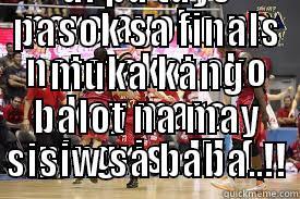 PARE AYOKO NA NATATAKOT AKO KAY MARC PINGRIS...!!! :( CAGUIA WAG KANG MAG MAYABANG DI PA TAYO PASOK SA FINALS MUKA KANG BALOT NA MAY SISIW SA BABA..!! Misc