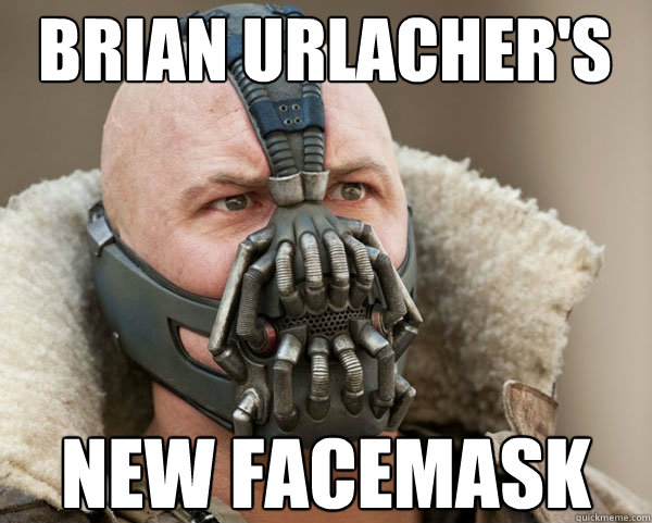 Brian Urlacher's new facemask - Brian Urlacher's new facemask  Brian Urlacher