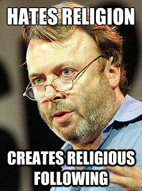 Hates Religion Creates Religious Following  Christopher Hitchens