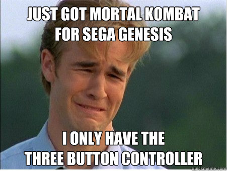 6 button controller moves mortal kombat