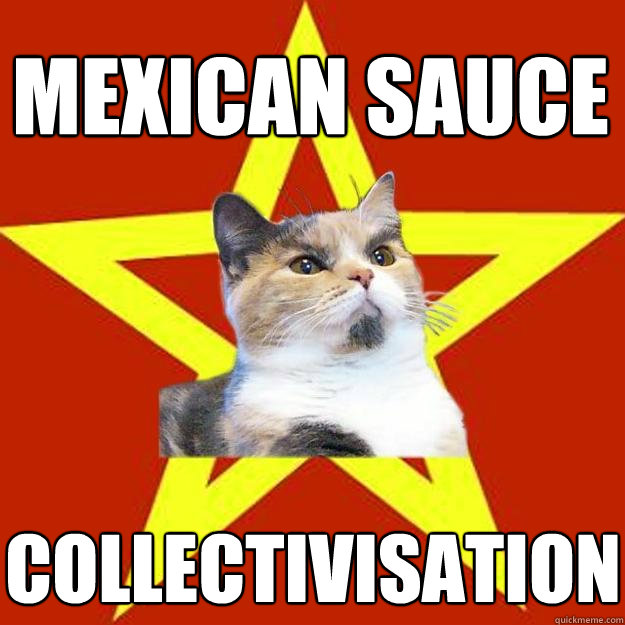 mexican Sauce Collectivisation  Lenin Cat