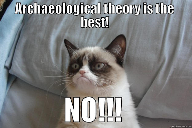 ARCHAEOLOGICAL THEORY IS THE BEST! NO!!! Grumpy Cat