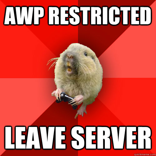 awp restricted leave server  Gaming Gopher