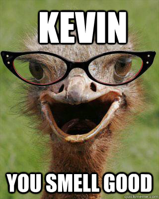  KEVIN YOU SMELL GOOD   Judgmental Bookseller Ostrich