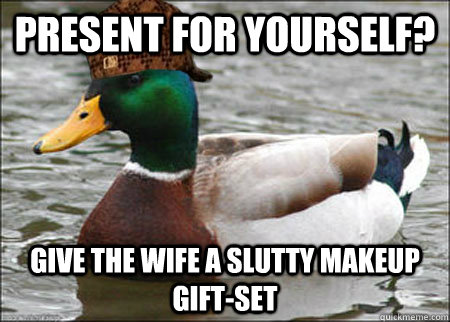 Present for yourself? Give the wife a Slutty Makeup gift-set  