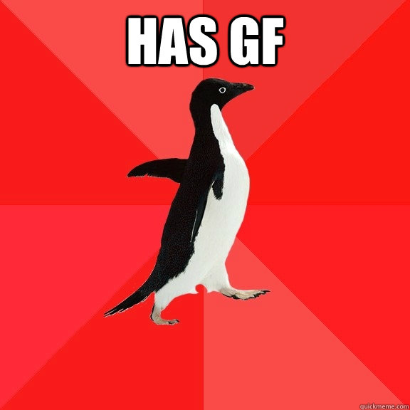 has gf   Socially Awesome Penguin