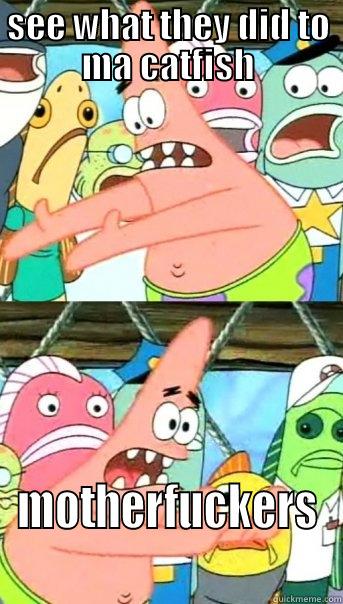 SEE WHAT THEY DID TO MA CATFISH MOTHERFUCKERS Push it somewhere else Patrick