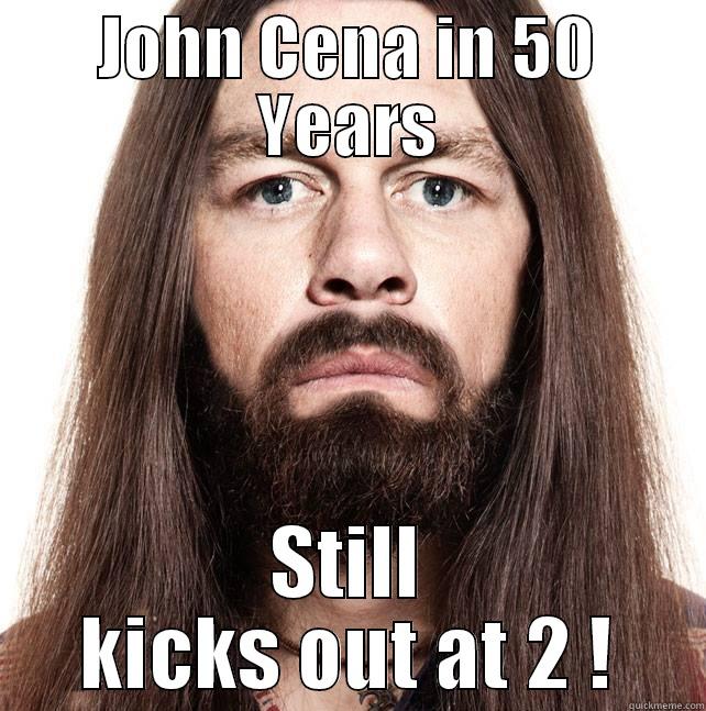 JOHN CENA IN 50 YEARS STILL KICKS OUT AT 2 ! Misc