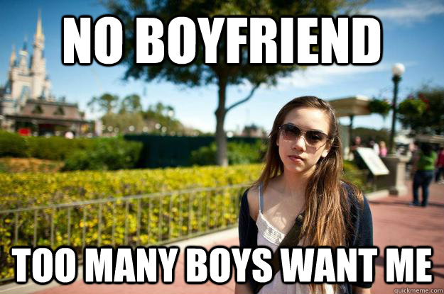 No boyfriend Too many boys want me - No boyfriend Too many boys want me  Precious Lauren