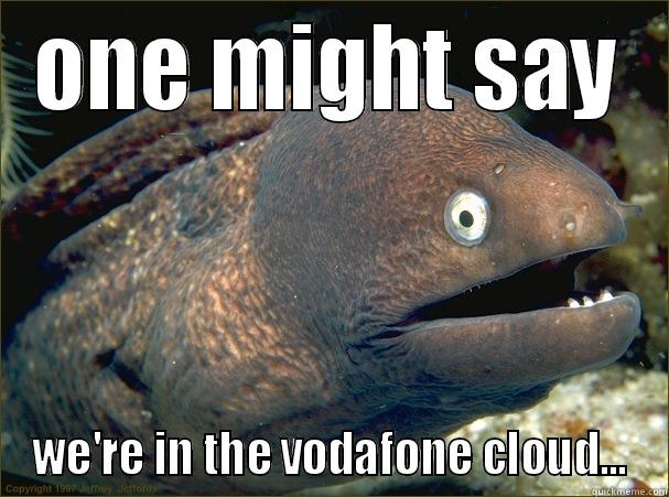 ONE MIGHT SAY WE'RE IN THE VODAFONE CLOUD... Bad Joke Eel