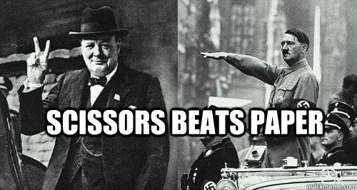 Scissors Beats Paper - Scissors Beats Paper  Hitler versus Churchill