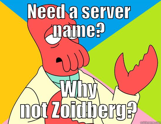 dfgssfdgsff dfgsdfgf - NEED A SERVER NAME? WHY NOT ZOIDBERG? Futurama Zoidberg 