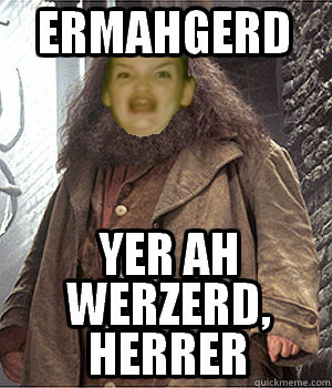    Ermahgerd Hagrid