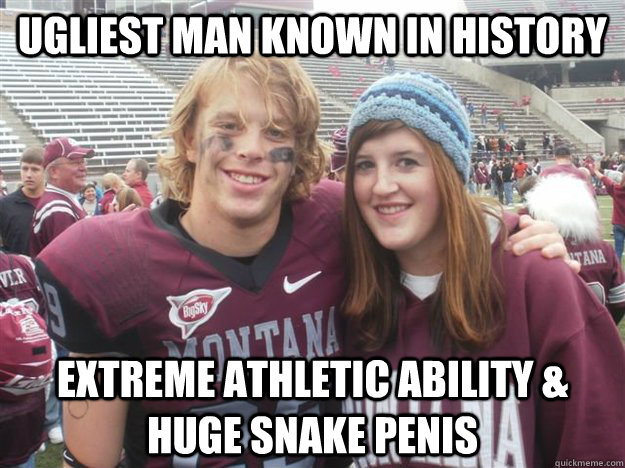 ugliest man known in history extreme athletic ability & huge snake penis   