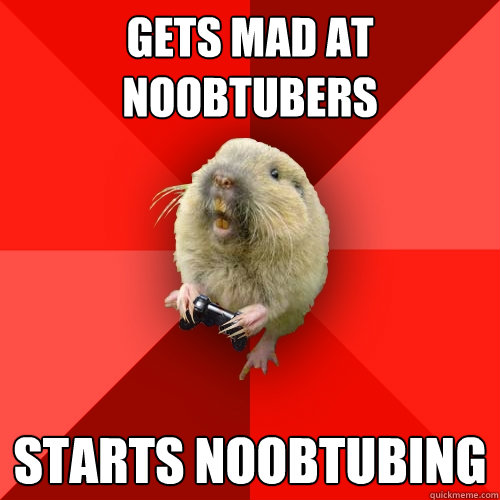 gets mad at noobtubers starts noobtubing  Gaming Gopher