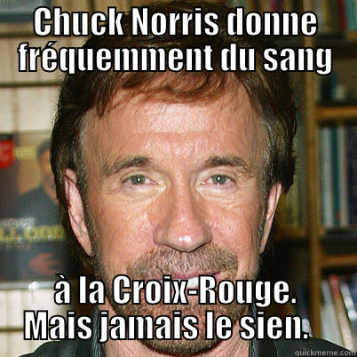 Google, c'est le seul - CHUCK NORRIS DONNE FRÉQUEMMENT DU SANG À LA CROIX-ROUGE. MAIS JAMAIS LE SIEN.    Misc