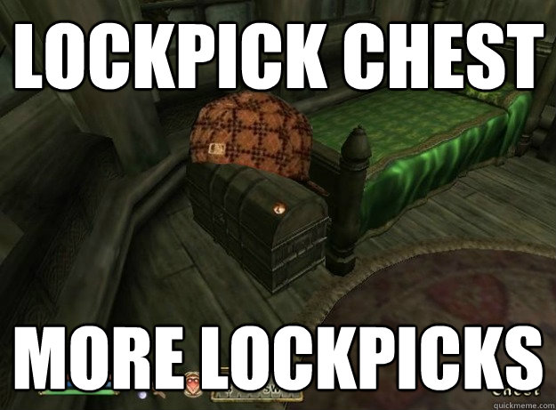 Lockpick Chest More Lockpicks  Scumbag Chest