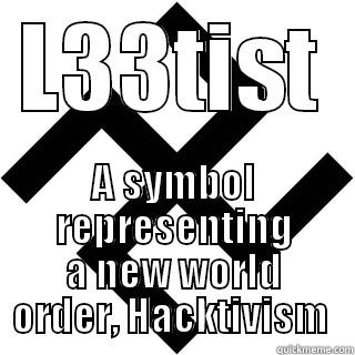 L33TIST A SYMBOL REPRESENTING A NEW WORLD ORDER, HACKTIVISM  Misc