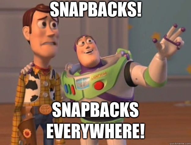 Snapbacks! Snapbacks Everywhere!  Toy Story