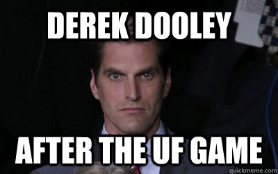 Derek Dooley After the UF Game  Menacing Josh Romney