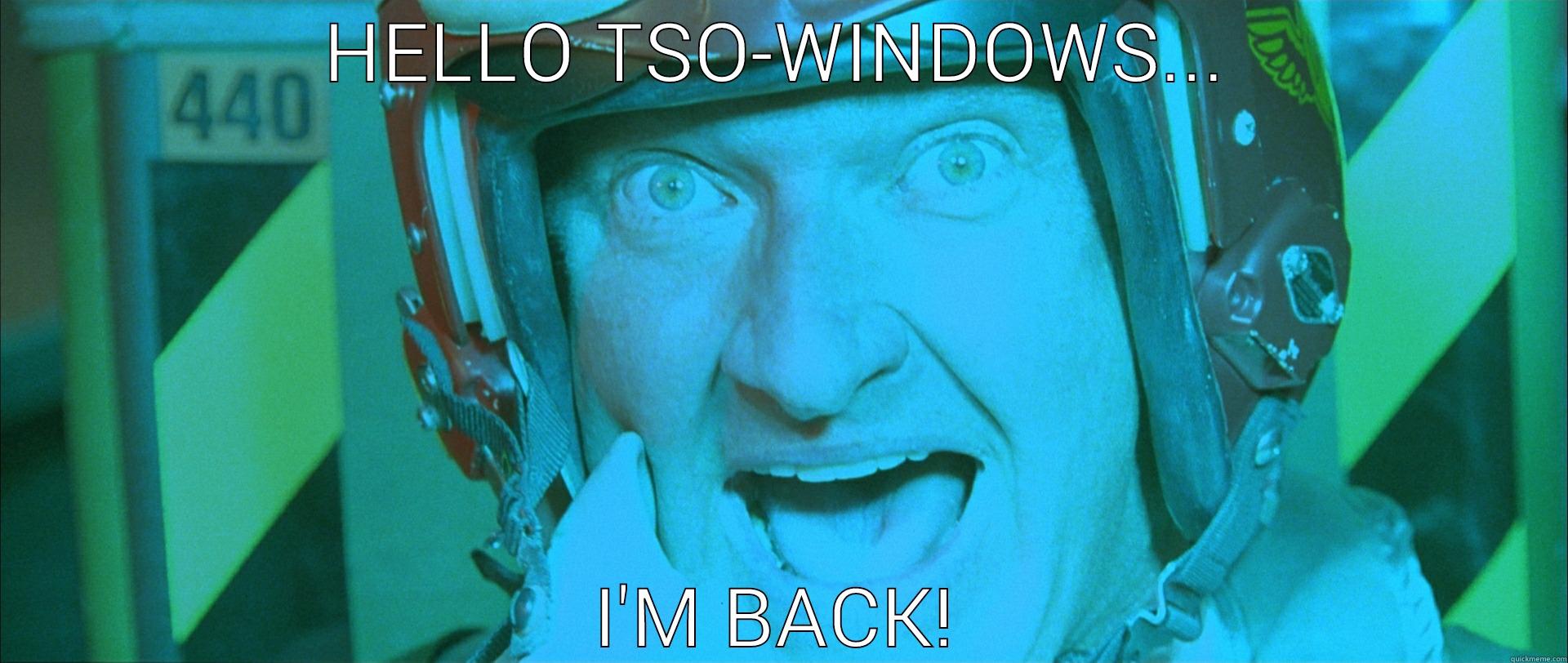 HELLO TSO-WINDOWS... I'M BACK! Misc