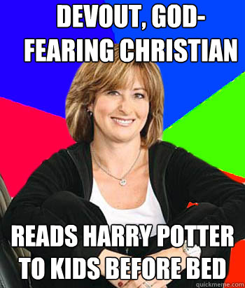 Devout, god-fearing christian Reads Harry Potter to kids before bed  Sheltering Suburban Mom