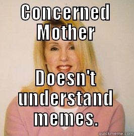 Concerned Mother - CONCERNED MOTHER DOESN'T UNDERSTAND MEMES. Misc