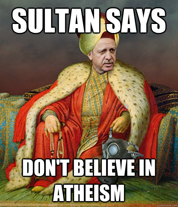 Sultan says Don't believe in atheism  