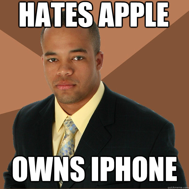 Hates Apple Owns iPhone  Successful Black Man