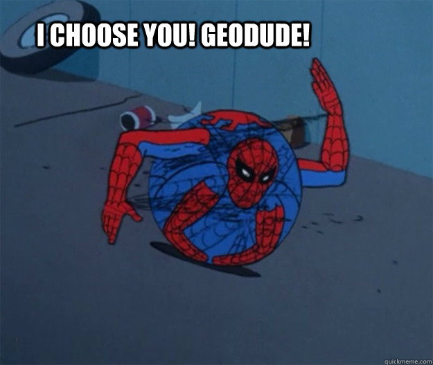 ı choose you! geodude! - ı choose you! geodude!  Spiderman tripping balls