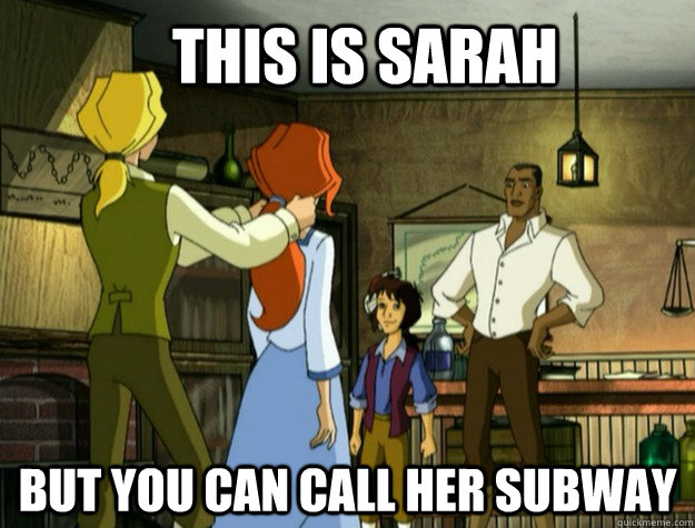 This is Sarah But you can call her subway - This is Sarah But you can call her subway  Misc