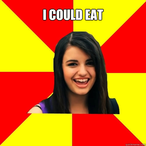 I could eat    Rebecca Black