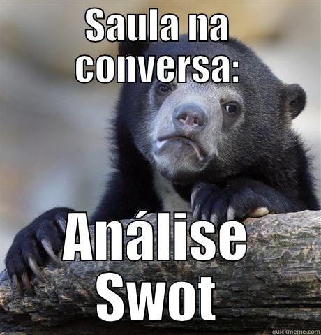 SAULA NA CONVERSA: ANÁLISE SWOT Confession Bear