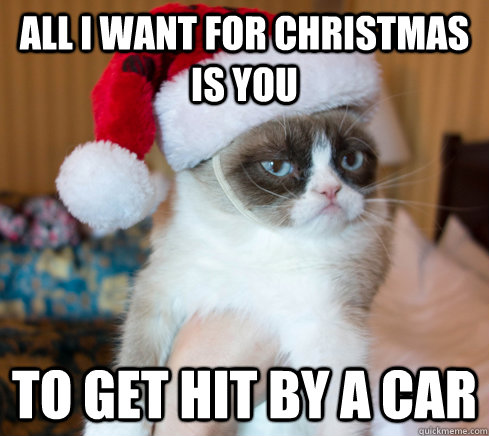 All I want for christmas is you to get hit by a car - All I want for christmas is you to get hit by a car  Misc