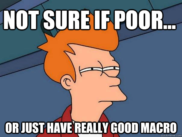 Not sure if poor... Or just have really good macro  Futurama Fry