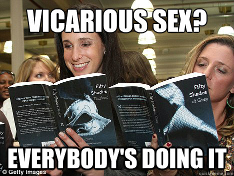 vicarious sex? everybody's doing it  Perverted White Woman