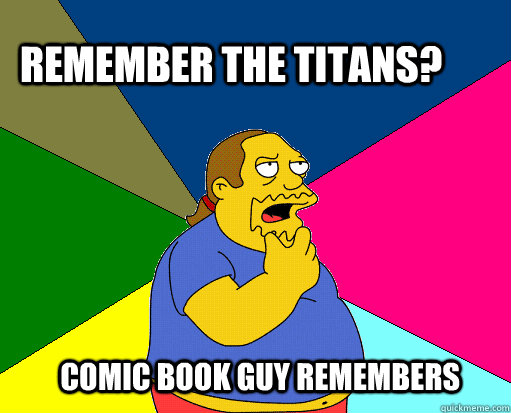 Remember the Titans? Comic book guy remembers  