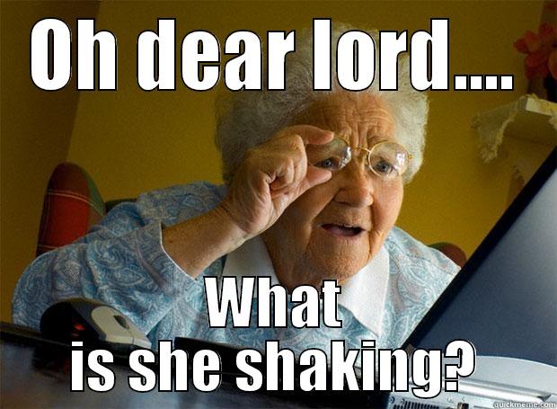 OH DEAR LORD.... WHAT IS SHE SHAKING? Grandma finds the Internet