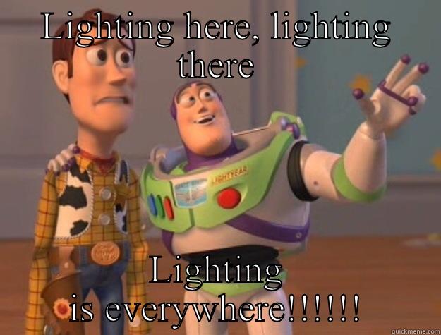 LIGHTING HERE, LIGHTING THERE LIGHTING IS EVERYWHERE!!!!!! Toy Story