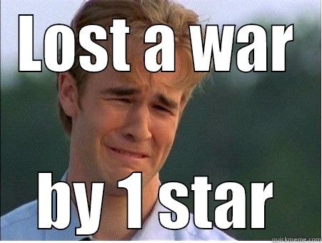 LOST A WAR BY 1 STAR 1990s Problems