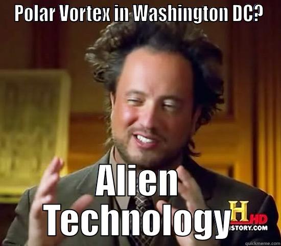 POLAR VORTEX IN WASHINGTON DC? ALIEN TECHNOLOGY Ancient Aliens