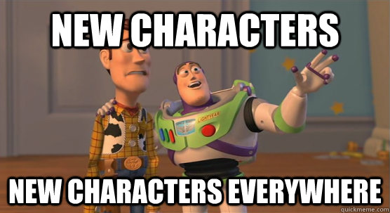 new characters new characters everywhere  Toy Story Everywhere