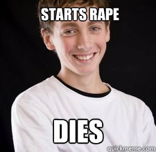 Starts Rape DIES  High School Freshman