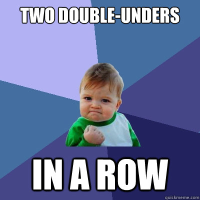 Two double-unders in a row - Two double-unders in a row  Misc